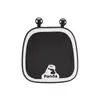 Cojín de coche de panda con hoja de bambú de felpa, cojín de asiento suave y cómodo de dibujos animados, cojín de coche universal cálido para otoño e invierno