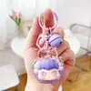 Cadena Creativa para Bolso Taza Colgante Cuentas de Colores Conejo Fantasía Acrílico Arena Movediza Aceite Muñeca Colgante Pequeño Creativo Niña Regalo Pequeño