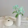 Ramos de Nomeolvides Coloridos Hechos a Mano con Ganchillo, Ramas de Flores Artificiales Tejidas de Lana, Decoración para el Hogar, Estilo Fresco, Regalos al por Mayor