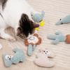 Brinquedos do gato auto-hei-eating artefato catnip mordida-resistente molar bebê gato pelúcia brinquedo pet suprimentos atacado