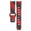 Para Samsung watch7 correa de reloj watch6/5/4 patrón de fútbol hebilla inversa correa de silicona correa de reloj de 20 mm