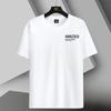 Fabricante Fonte Verão Gelo Seda Secagem Rápida Tops Manga Curta Finos Versátil t Camisetas Masculinas Modernas Soltas Esportivas