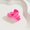 Pinza Pequeña Mediana de Ácido Acético Imitación 4.5cm Pinza para Mechones de Cabello Fragmentado Mármol Texturizado Pinza de Tiburón Pasador para Recogido Parcial