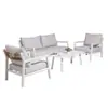 Sofá de Ratán para Exteriores, Muebles para Patio al Aire Libre, Desmontable y Compacto, Sillón Sofá para Balcón, Fábrica de Muebles para Terraza al Aire Libre