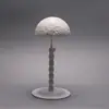 Soporte para Bloque de Peluca Bloque de Peluca Tejido a Mano de Cabello Humano Soporte para Pieza de Cabello Soporte de Exhibición de Bloque de Peluca de Encaje de Hierro