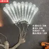 Decoração de Teto para Casamento Lírio-do-vale Lustre Adereços de Decoração de Casamento Magnólia Luzes Pendentes Luzes Decorativas Luzes de Fio LED