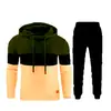 Suéter Jacquard Masculino Europeu e Americano Novo Outono e Inverno com Capuz de Manga Longa Conjunto de Moletom com Capuz Cor Quente