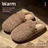 2025 Baotou Birkenstock Chinelos de Algodão para Mulheres Inverno Interno Casa Quente Plus Pelúcia Pelúcia Antiderrapante Chinelos para Homens Inverno