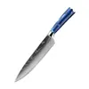 Juego de Cuchillos de Chef para Venta al por Mayor en Amazon Transfronterizo, Cuchillo Santoku para Rebanar Frutas, Cuchillo de Cocina Multiusos para Deshuesar, Juego de Cuchillos de 10 Piezas