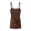 Vestido Feminino Elegante de Moda 2026 Novo Estilo Sexy Slim-Fit Sem Amassar - Venda por Atacado Transfronteiriça Europeia e Americana