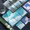 Notas adhesivas con paisaje de Corea del Sur, pegatinas creativas N-Times, diario estudiantil, material decorativo DIY, mensaje, nota, papel