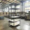 Estantería de Almacenamiento de Taller de 6 Niveles Estantería Pesada de Hierro para Uso en Casa en Balcón y Sótano Estantería de Almacenamiento y Exhibición Multicapa