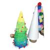 Torre de macarrones, cono de espuma de polietileno, modelo de bola, arcilla ultraligera, accesorios para árbol de Navidad, decoración DIY, 6-50 cm