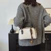 Bolsa Almofada Nova Moda 2025 para Mulher Trabalhadora de Escritório Estilo Ocidental Pequena Bolsa de Mão Bolsa de Ombro Único Transversal