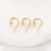 Venta al por mayor de fábrica pendientes coreanos sencillos productos semiacabados accesorios de joyería material gancho para la oreja pendientes diy gancho para la oreja