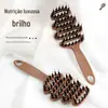 Pente Songta de Cerdas para Proteção do Cabelo Cerdas de Javali Fofas Pente Songta Massagem Cabeça Antiestático Cabelo Pente Maduro Pente Songta