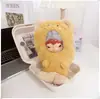 Solo ropa de muñeca: Colgante de muñeca de peluche de vinilo de la serie Hirono Road Log, Ropa de muñeca Hirono, Camiseta, Ropa interior, Delantal