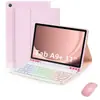 Para Samsung A9Plus Capa de teclado Bluetooth X210/X216/X218/Capa protetora de teclado e mouse com retroiluminação RGB