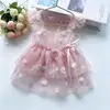 Vestido para Mascota con Falda de Tul de Rosa Tridimensional, Nuevo Estilo a la Moda para Perros Pequeños y Medianos como Teddy, Bichón y Schnauzer