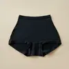 Cuecas Boxer Femininas de Alta Elasticidade, Tamanho Grande, Sem Costura, Sensação de Pele Nua, Cobertura Total, para Yoga, Esportes, Fitness, 10A, Virilha de Algodão Puro Antibacteriano