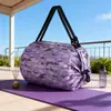 Bolsa Acordeão Bolsa de Compras de Supermercado Bolsa Tote Portátil Enrolável Bolsa Nuvem Bolsa de Armazenamento de Grande Capacidade Bolsa de Compras Dobrável