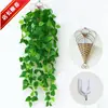 Capa Decorativa Pendurada na Parede Plantas Verdes Cesta Suspensa Jiboia Flores Artificiais Trepadeiras Plantas Penduradas na Parede Trepadeiras Planta Aranha Folhas Verdes Penduradas