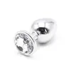 Juguetes eróticos mini gema de diamante tapón anal para mujer uso de inserción anal sexual vaginal doble inserción artefacto metálico SM