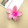 Pinzas para el cabello de Plumeria Coloridas Transfronterizas Europeas y Americanas, Pinzas de Garra de Gama Alta y Exquisitas, Accesorios para el Cabello de Pétalos de Flor, Pinzas de Tiburón de Flor de Bauhinia