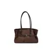 2026 Nova Bolsa Tote de Camurça Retrô para Mulheres Grande Capacidade Bolsa de Ombro Estilo Coreano Versátil para o Dia a Dia Bolsa de Axila