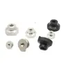 Aço Carbono Gb806 Porca Serrilhada de Cabeça Alta M23456 Porca de Ferro Apertada à Mão Parafuso de Microajuste para Parede Cortina Travamento Manual