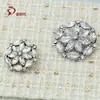 25 Botones Nuevos de Moda Estilo Pequeña Fragancia de Alta Gama Imitación Marquise Circonio Botones Decorativos para Blusa de Mujer Venta al por Mayor