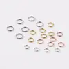 Anillo Cerrado de Plata de Ley S925 Anillo Abierto Joyería de Plata Accesorios DIY Pulsera Collar Cadena de Borla Anillo de Conexión Materiales Venta al por Mayor