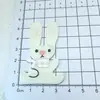 Nuevo Babero de Conejito de Dibujos Animados Dulces Accesorios Acrílicos Accesorios para el Cabello de Sirena Chica Funda de Teléfono DIY Zapatos