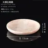 Mesa de Centro Redonda de Mármol de Lujo Ligero Italiano Bandeja de Frutas Estilo Wabi-Sabi Decoración de Joyería Artística Muebles para el Hogar