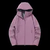 Chaqueta con Capucha de Soft Shell Suave de Alta Calidad Tallas Grandes Otoño Invierno Estilo Montaña para Parejas Ropa de Grupo para Exteriores Ropa de Montañismo Ropa de Abrigo