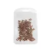 100 Decorações Mini Laço de Unha de Tamanhos Mistos, Pedras de Resina Versáteis para Nail Art de Outono e Inverno