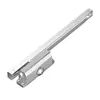 Cerrador de Puerta Tipo Riel con Amortiguación Hidráulica y Posicionamiento Automático, Cerrador de Puerta Automático Tipo Guía Deslizante para Puertas Dobles