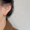 Porta-incienso de蚊子 para Oreja, Clip para Oreja, Superficie de Alambre Dibujado Esmerilado, Soporte para Oreja, Porta-incienso de蚊子 para Oreja, Mate, Lujo Ligero, Pendientes de Alta Calidad para Mujer
