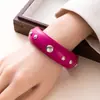 Diseño Retro Pentagrama Remache Pulsera de Madera Versátil Moderna Genial Pulsera Exagerada Accesorio Joyería Exclusiva de Comercio Exterior