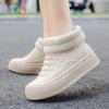 Botas de chuva estilo japonês, moda feminina, cano baixo, antiderrapante, à prova d'água, curtas, forradas com lã, sola grossa, sapatos de borracha para trabalho na cozinha