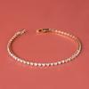 Pulsera de diamantes de imitación de moda europea y americana transfronteriza para mujer, suministro de accesorios, suministro de fábrica de joyería, joyería de personalidad simple exquisita fina