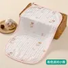 Toalha de Saliva de Gaze de Seis Camadas para Bebês, Classe A, Macia e Absorvente, Toalha Facial e de Banho para Recém-Nascidos, Toalha Quadrada de Gaze de Algodão Bambu