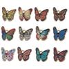 Ventas Calientes Transfronterizas Colgante de Aleación con Goteo de Aceite Estampado Colorido de Dibujos Animados de Mariposa Colgante DIY Pulsera Collar Accesorios de Joyería