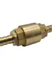 Válvula de retención de boca de pagoda Insertar Manguera de goma Válvula unidireccional Doble cabeza Boca de cobre con resorte Funda de válvula de flujo inverso Manguera de goma de alambre de acero Válvula de tubería de agua