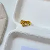 Anel Cruz de Zircônia Estilo Europeu e Americano para Mulheres, Nova Moda, Luxo Leve, Design de Nicho de Alta Qualidade, Abertura Ajustável