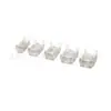 Conector sem Solda para Fita de LED COB 12v24v Conector Rápido para Fita de LED COB Fivela de Canto de Cristal em L