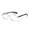 Armazón de Gafas Plano Espejo Redondo con Pasador Simple Estilo Japonés Personalizado 2310 para Hombres y Mujeres 8656 Armazón de Gafas Ovalado Retro Anti-Luz Azul para Miopía