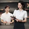Overol tipo polo hecho camiseta de hombre verano solapa mujer manga corta publicidad cultural camisa bordado logo diy