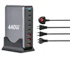 Comércio Exterior Suprimento Transfronteiriço 800W Carregamento de Viagem Plugue de Carregamento de Mesa Multi-Porta Adaptador Carregador Rápido de Nitreto de Gálio Pd