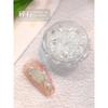 Accesorios de Arte para Uñas de Verano Hielo Transparente Gelatina Diamante Colorido Forma Especial Grava Perla Diamante Decorativo DIY Materiales para Uñas Portátiles
